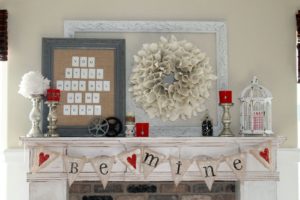 Awesome Valentine's Day Fireplace decoration