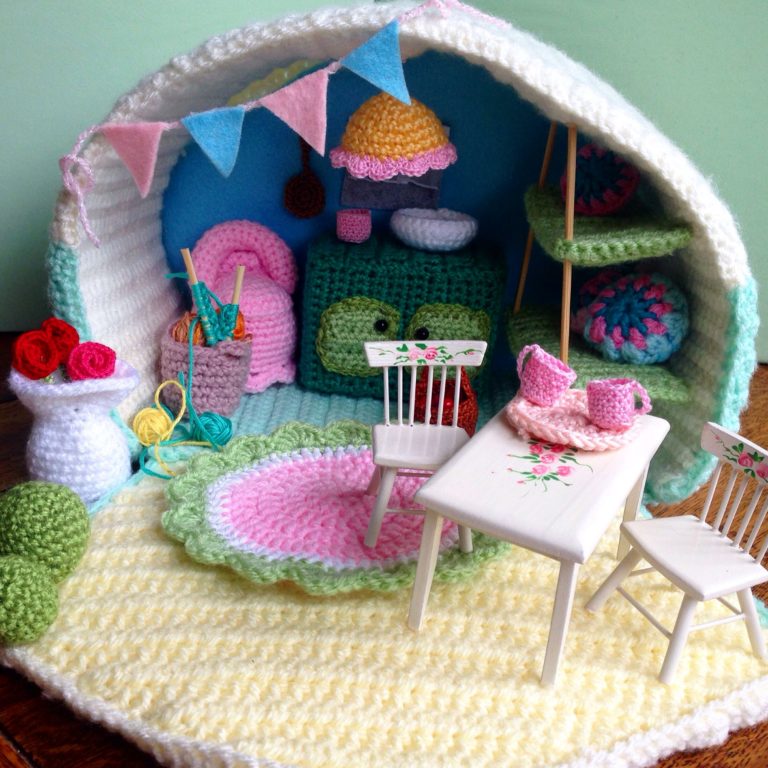 DIY crochet camper