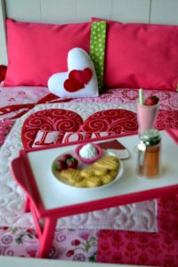 little Valentine bedding