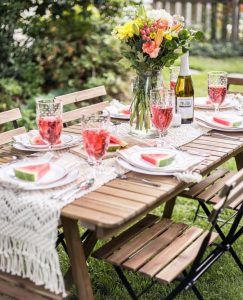 Charming outdoor party decoration ideas
