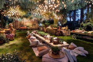 Luxury Spring Outdoor Party Decorations